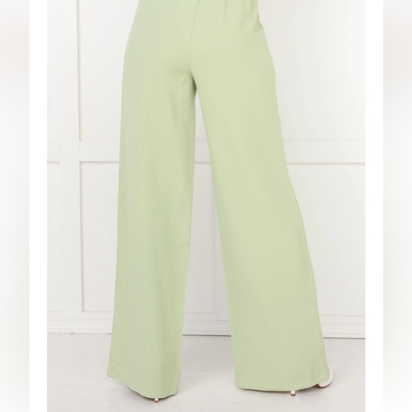 Pistachio green pant from By Egreis size XL. MAYDEL PANTS NWT - Picture 4 of 4